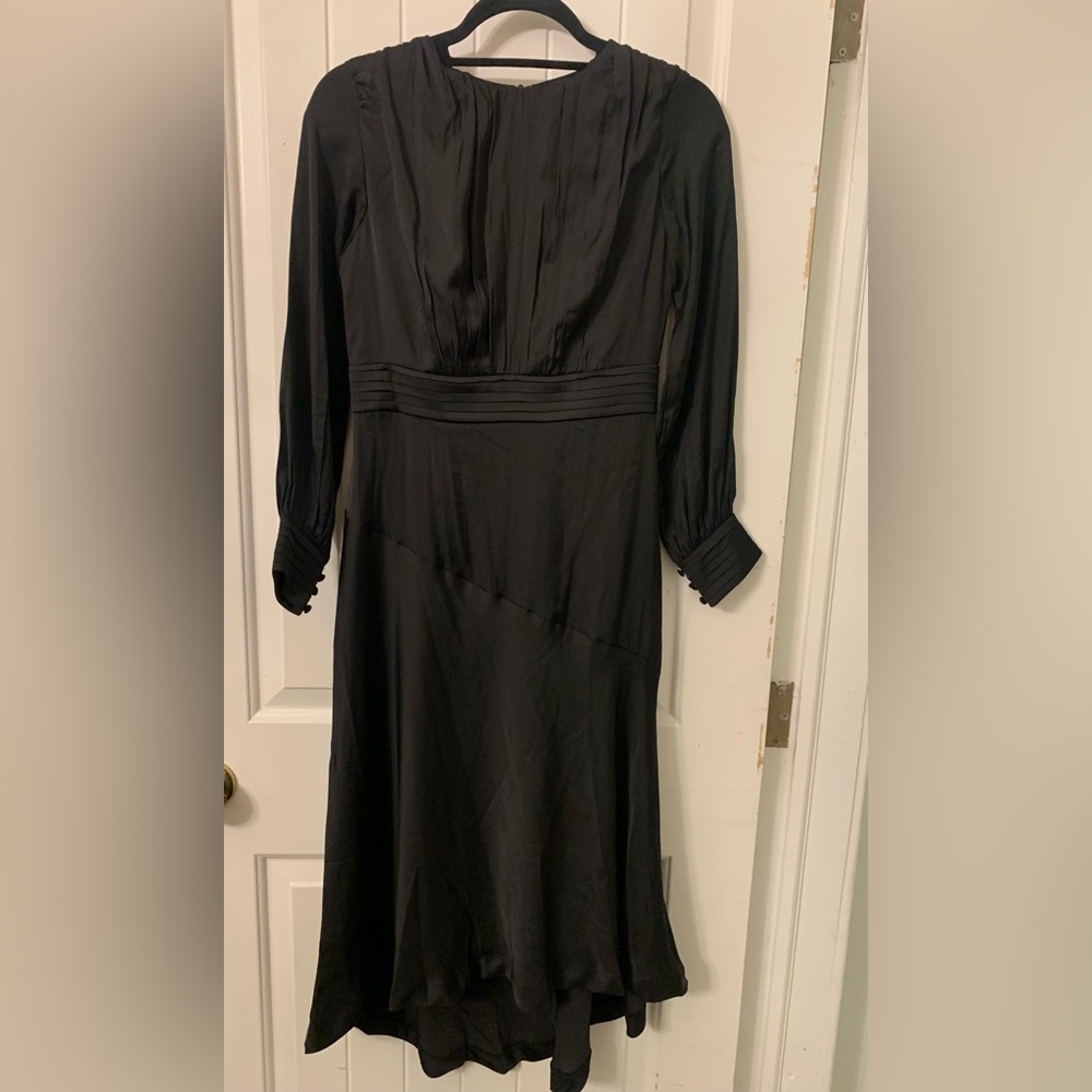 NWOT Satin hi lo dress